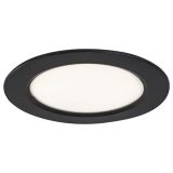 LED PANEL RABALUX SHAUN2 6W 4000K ČRNA OKROGLA