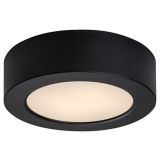 LED PANEL RABALUX SHAUN2 7W 3000K ČRNA OKROGLA