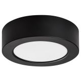 LED PANEL RABALUX SHAUN2 7W 3000K ČRNA OKROGLA