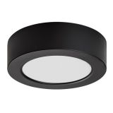 LED PANEL RABALUX SHAUN2 7W 4000K ČRNA OKROGLA