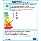 LED TRAK COMMEL SMD 5050 RGB 3M 43.2W DALJINEC NAP.3A SAMO.IP65