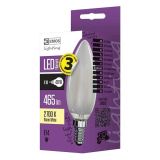 LED ŽARNICA E14 EMOS FLM CANDLE 4W WW 230V FILAMENT SVEČKA MAT