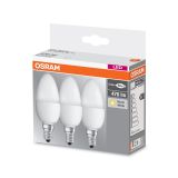 LED ŽARNICA E14 OSRAM BASE CLB40 5.3W/827 MAT 220-240V PAK/3
