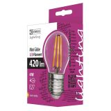 LED ŽARNICA E27 EMOS FLM MINI GL 4W WW FILAMENT