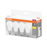 LED ŽARNICA E27 OSRAM BASE CLA60 9W/827 FR MAT 220-240V PAK/4