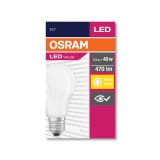 LED ŽARNICA E27 OSRAM CLA40 4.9W/827 FR 220-240V