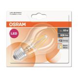 LED ŽARNICA E27 RETROFIT RF CLA60 6W/827 CL 220-240V PROZORNA BL/1