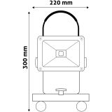 LED ZUNANJI REFLEKTOR AVIDE LED 20W NW-4000K 1100LM IP65 POLNILNI