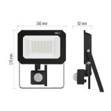 LED ZUNANJI REFLEKTOR EMOS SIMPO 30W 3000LM IP44 NW SENZOR