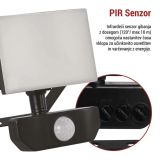 LED ZUNANJI REFLEKTOR TAMBO 10W 1000LM PIR