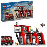 LEGO' CITY 60414 GASILSKA POSTAJA Z GASILSKIM VOZILOM