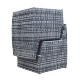 GARNITURA UMETNI RATAN BIVA LEON 3-DELNA SIVA