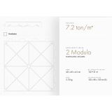 LESEN/PVC TLAKOVEC LEPLECO LATERA 40X40CM ANTRACIT