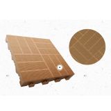 LESEN/PVC TLAKOVEC LEPLECO LATERA 40X40CM RJAVA