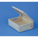 LESEN ZABOJ JEWE SMREKA 30X20X15 CM S POKROVOM, NELAKIRAN