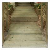 LESEN/PVC TLAKOVEC 3X9.5X200 CM SMREKA, REBRIČEN