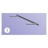 LESENA POLICA JEWE 80X23X5 CM BELA, BREZ VIDNIH NASADIL