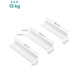 LESENA POLICA SONGMICS CUBE SET 3 KOS 10X38X5