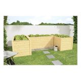 LESENA VRTNA GREDA GARTENPRO 150X100 CM, DEB 28MM