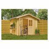 LESENA VRTNA HIŠKA GARTENPRO 230X230 CM, DEB. 18 MM PIRAN 1