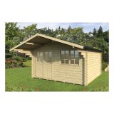 LESENA VRTNA HIŠKA GARTENPRO 380X380 CM, DEB. 44 MM ROSARIUM 2