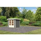 LESENA VRTNA HIŠKA KARIBU ASKOLA 2 211X213 X 217, SIVA