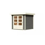 LESENA VRTNA HIŠKA KARIBU ASKOLA 2 211X213 X 217, SIVA