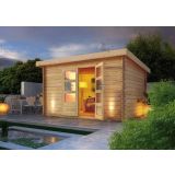 LESENA VRTNA HIŠKA KARIBU BASTRUP 7 3.57X2.2X2.97 LES 28MM