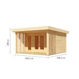 LESENA VRTNA HIŠKA KARIBU CHIONE