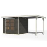 LESENA VRTNA HIŠKA KARIBU JUPITER 3 242X217X211 B-BELA