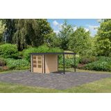 LESENA VRTNA HIŠKA KARIBU JUPITER A Z NADSTEŠ.2.32M 19MM ANTRACIT OKVIR