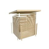 LESENA VRTNA HIŠKA KARIBU JUPITER B 209X214X218 BELI OKVIR