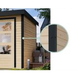 LESENA VRTNA HIŠKA KARIBU JUPITER C 209X214X218 ANTRACIT