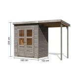 LESENA VRTNA HIŠKA KARIBU MERSEBURG 2 V SETU