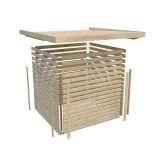 LESENA VRTNA HIŠKA KARIBU MERSEBURG 4 V SETU