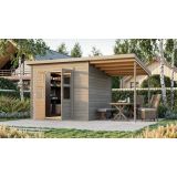 LESENA VRTNA HIŠKA KARIBU MERSEBURG 6 V SETU