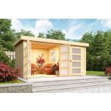 LESENA VRTNA HIŠKA KARIBU MÜHLENTRUP 2 212X404X272 BARVA LESA