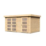 LESENA VRTNA HIŠKA KARIBU MÜHLENTRUP 2 212X404X272 BARVA LESA