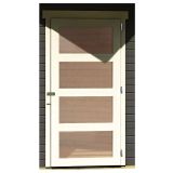 LESENA VRTNA HIŠKA KARIBU MÜHLENTRUP 2 212X404X272 SIVA