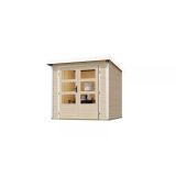 LESENA VRTNA HIŠKA KARIBU PLUTO A 220X271X271, BELA