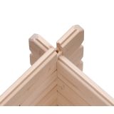 LESENA VRTNA HIŠKA KARIBU RADUR 1 400X310X251 LES 28MM