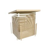 LESENA VRTNA HIŠKA KARIBU SCHÖNBUCH 1 227X366X246 BARVA LESA