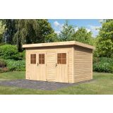 LESENA VRTNA HIŠKA KARIBU TINTRUP 364X244X210X LES 28MM