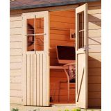 LESENA VRTNA HIŠKA KARIBU TINTRUP 364X244X210X LES 28MM