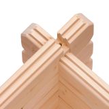 LESENA VRTNA HIŠKA KARIBU TRITTAU 4 + PODALJŠEK STREHE 3.3 M