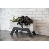 LESENI ELEMENTI PATKAR DEKORATIVNO KORITO BEIGE ANTRACIT 70X27X35 CM