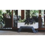 LESENI ELEMENTI PATKAR DEKORATIVNO KORITO BEIGE ANTRACIT 70X27X35 CM