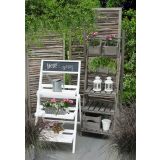 LESENI ELEMENTI PATKAR ZLOŽLJIV BEL REGAL S TABLO 58X68X108 CM