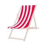 LESENI LEŽALNIK PLATINET, LAHEK IN MAXIMALNO ZLOŽLJIV RDEČO-BEL