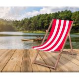 LESENI LEŽALNIK PLATINET, LAHEK IN MAXIMALNO ZLOŽLJIV RDEČO-BEL